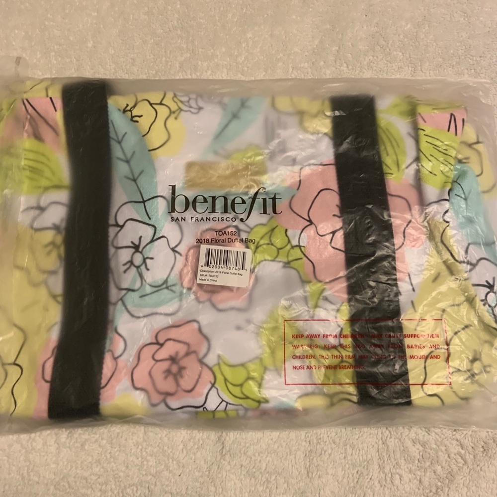 Benefit Floral Duffel Bag